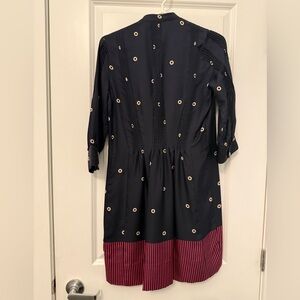 Lauren Moffatt Black Top with Gold Buttons